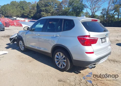 2017 BMW X3 xDrive28I from USA, damaged, VIN 5UXWX9C53H0T00708